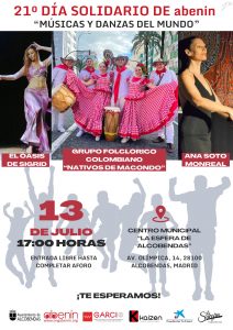 Cartel 21 dia solidarios abenin